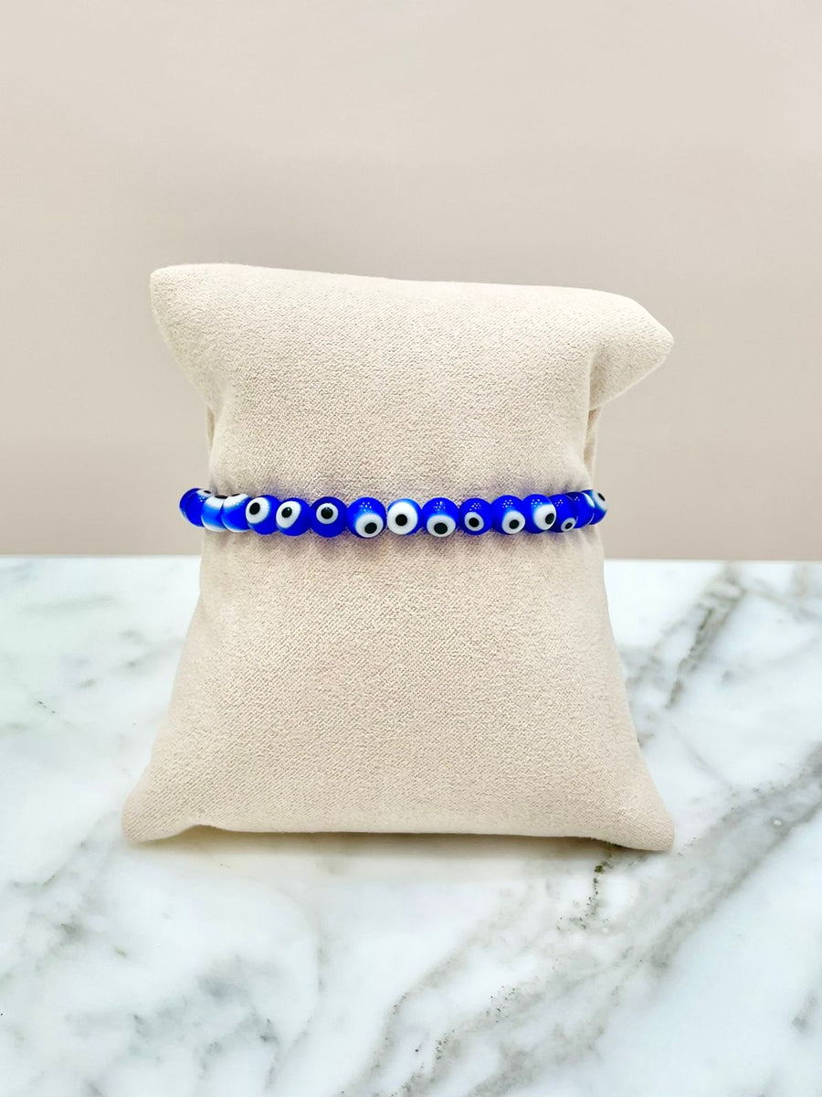 PULSERA AZUL OJITOS