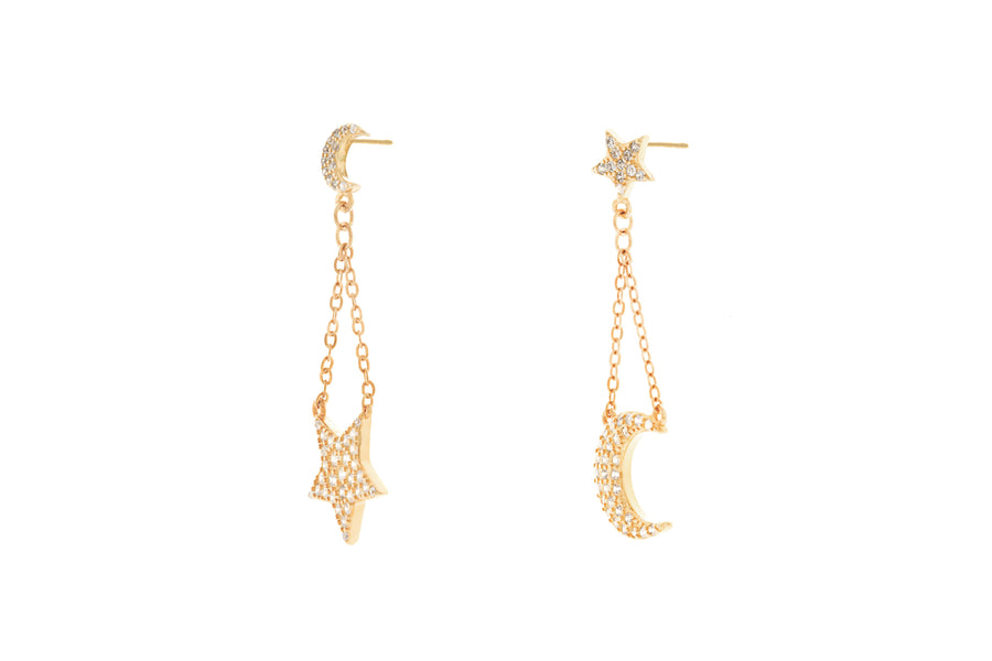 ARETES STAR & MOON CHAINS