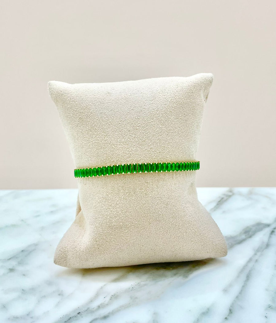 PULSERA ZIRCONIA VERDE