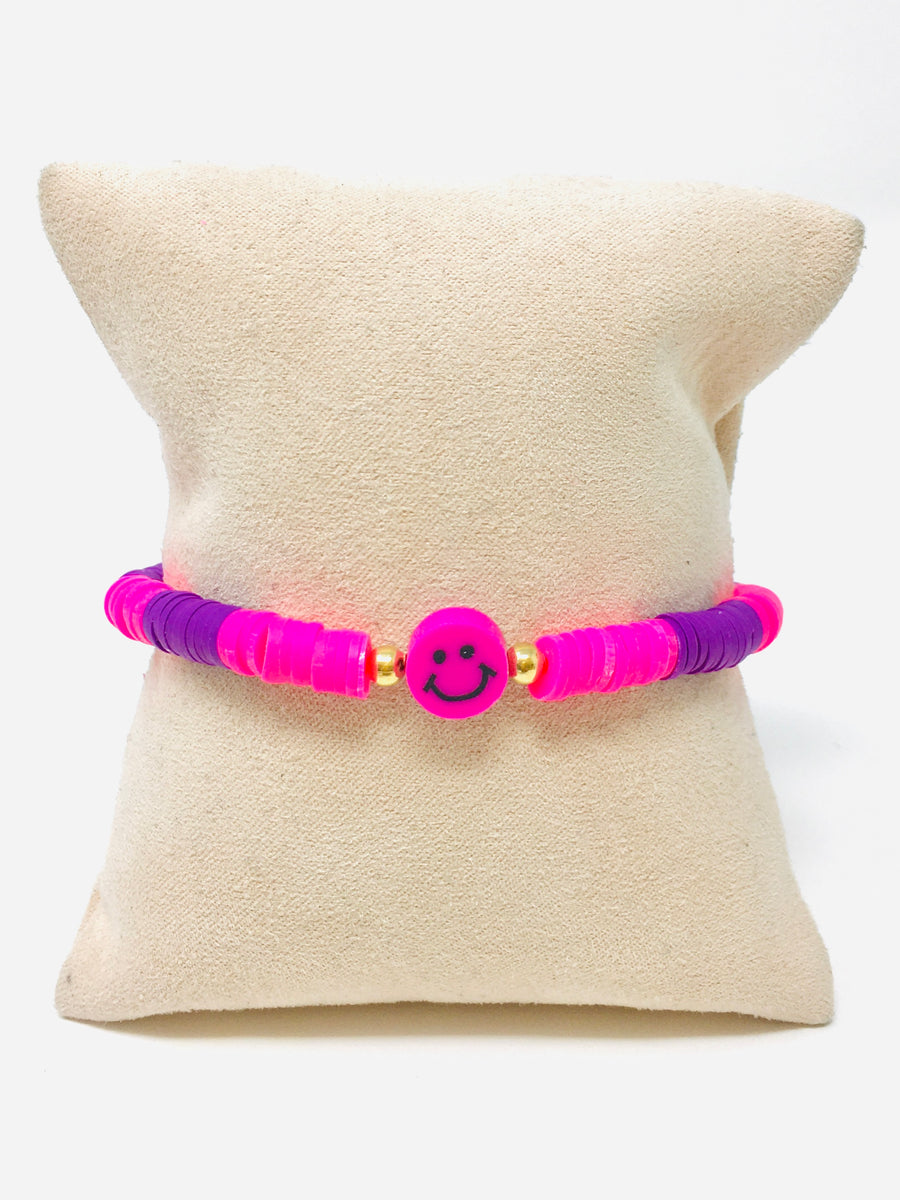 PULSERA CARITA FELIZ COLOR