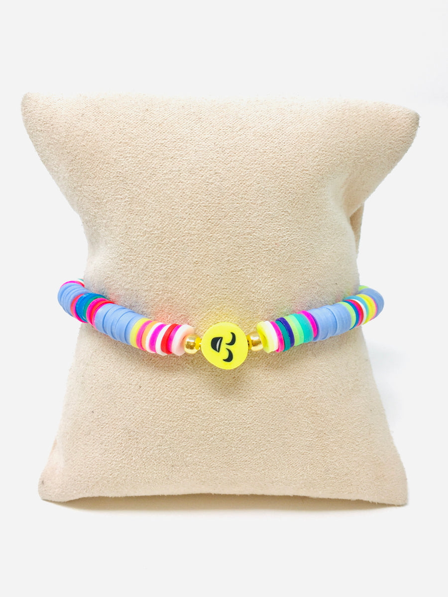 PULSERA CARA FELIZ CAUCHO