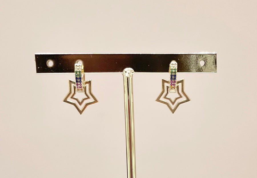 ARETES ARIA ESTRELLA RAINBOW