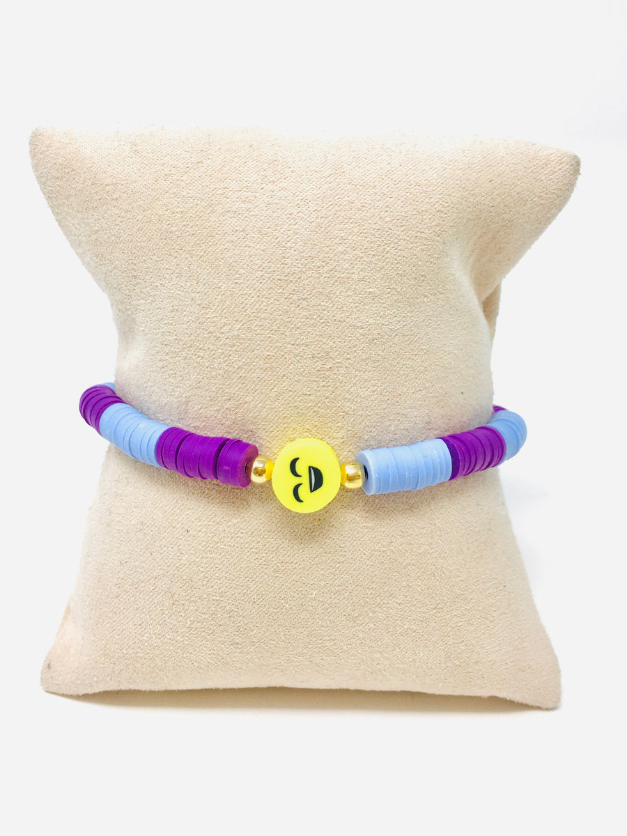 PULSERA CARA FELIZ CAUCHO